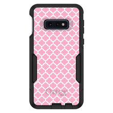 DistinctInk OtterBox Commuter Series Case for Apple iPhone or Samsung Galaxy - Pink White Moroccan Lattice