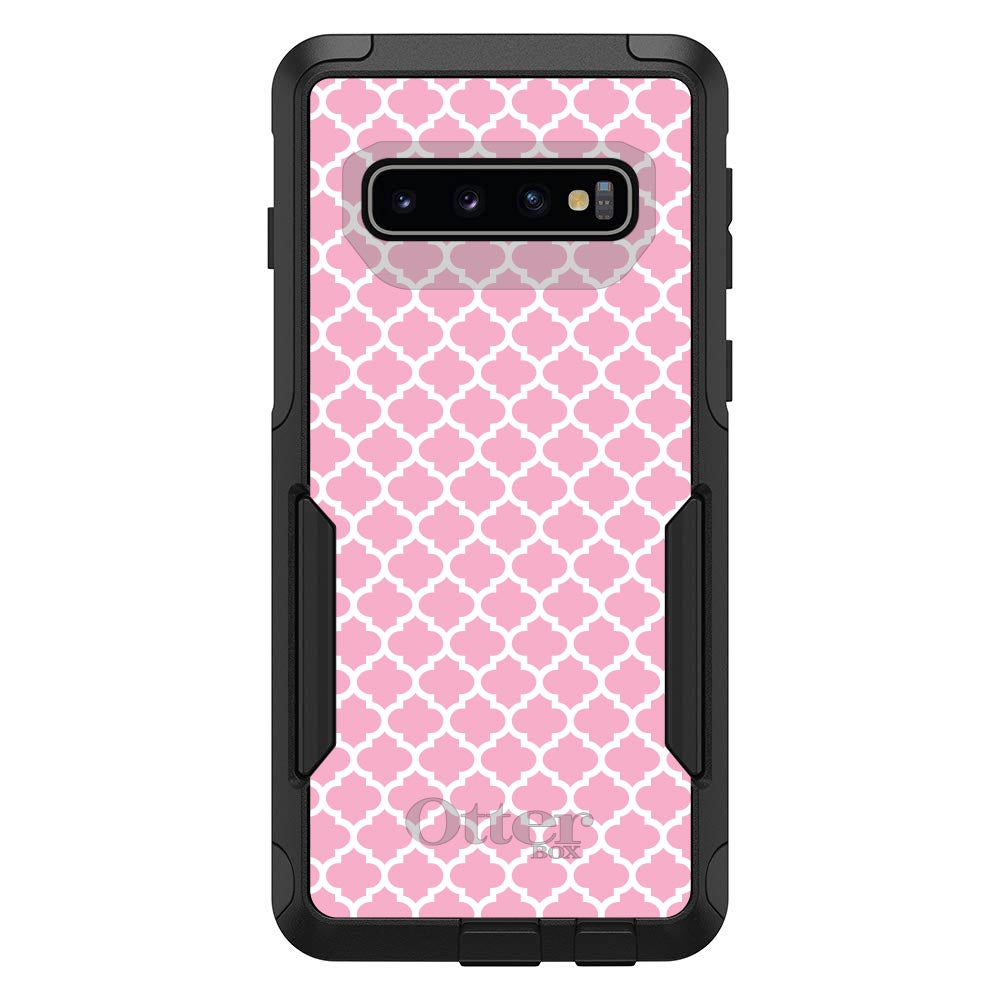 Pink White Moroccan Lattice OtterBox Commuter Case for iPhone & Galaxy, view 7