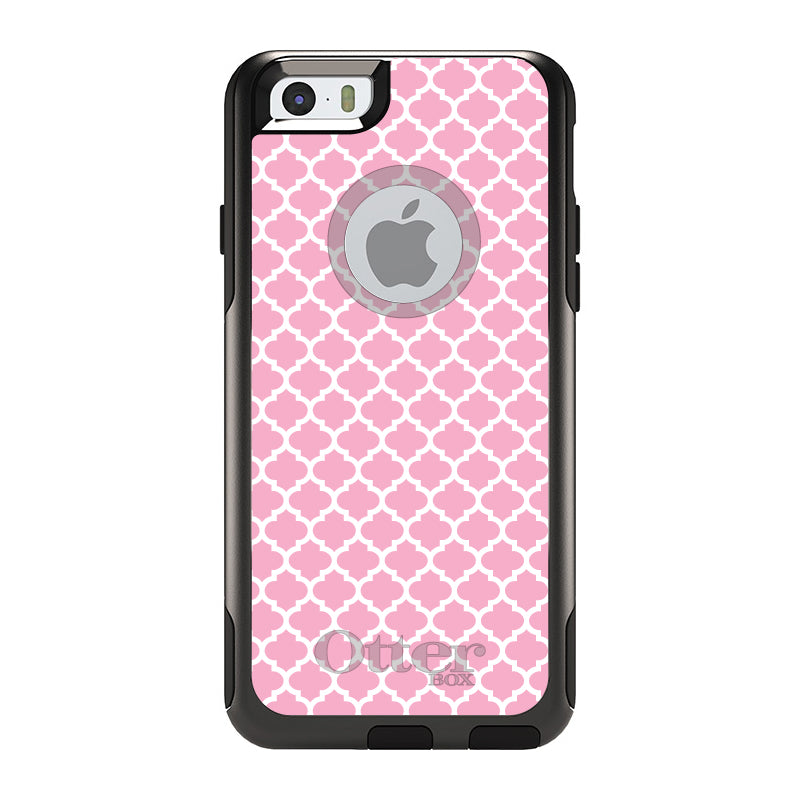 Pink White Moroccan Lattice OtterBox Commuter Case for iPhone & Galaxy, view 4