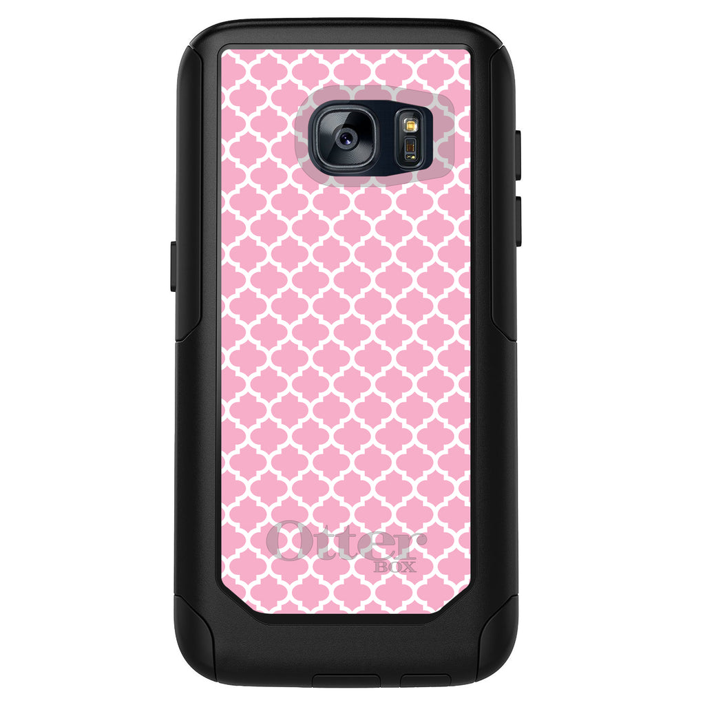 Pink White Moroccan Lattice OtterBox Commuter Case for iPhone & Galaxy, view 11