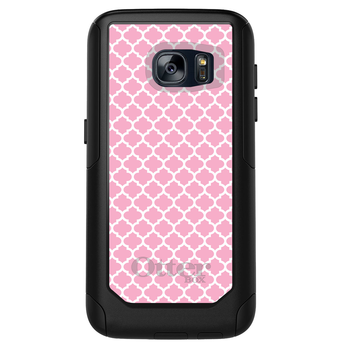 Pink White Moroccan Lattice OtterBox Commuter Case for iPhone & Galaxy, view 11