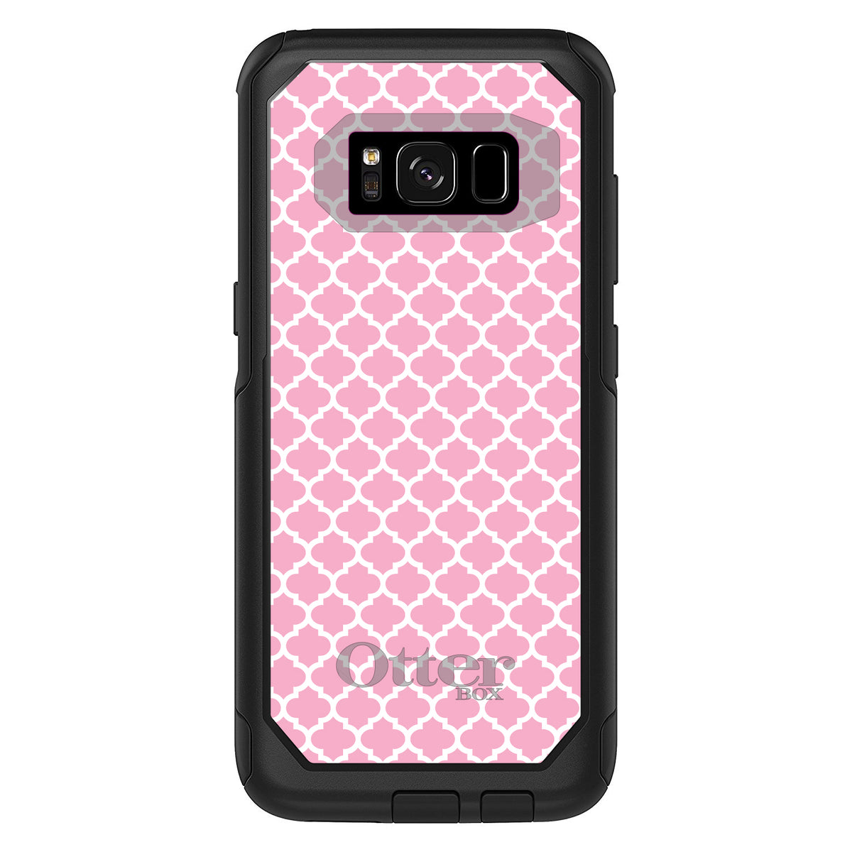 Pink White Moroccan Lattice OtterBox Commuter Case for iPhone & Galaxy, view 10