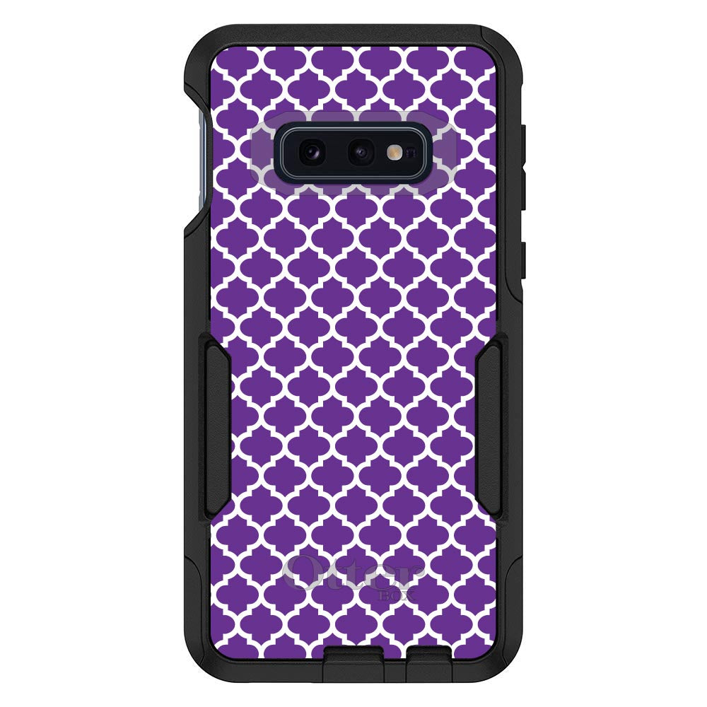 Purple White Moroccan Lattice OtterBox Commuter Case for iPhone & Galaxy, view 8
