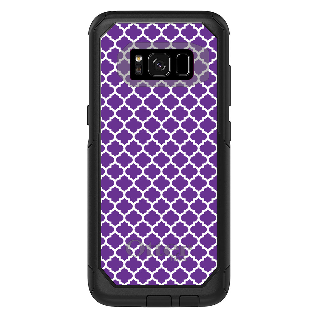 Purple White Moroccan Lattice OtterBox Commuter Case for iPhone & Galaxy, view 10