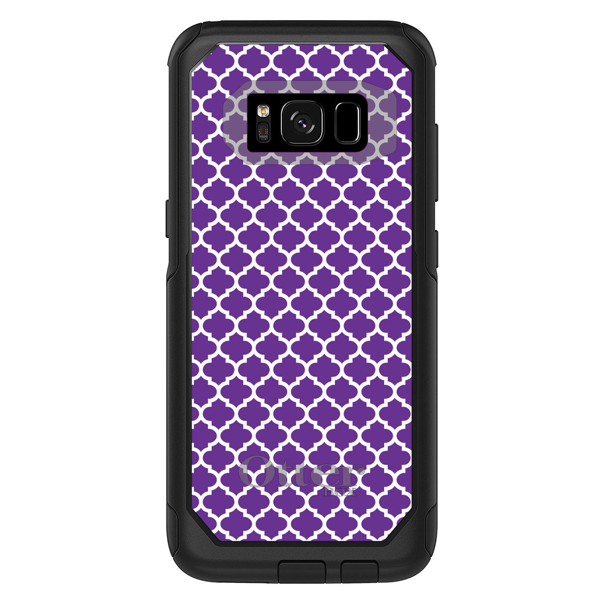 Purple White Moroccan Lattice OtterBox Commuter Case for iPhone & Galaxy, view 10
