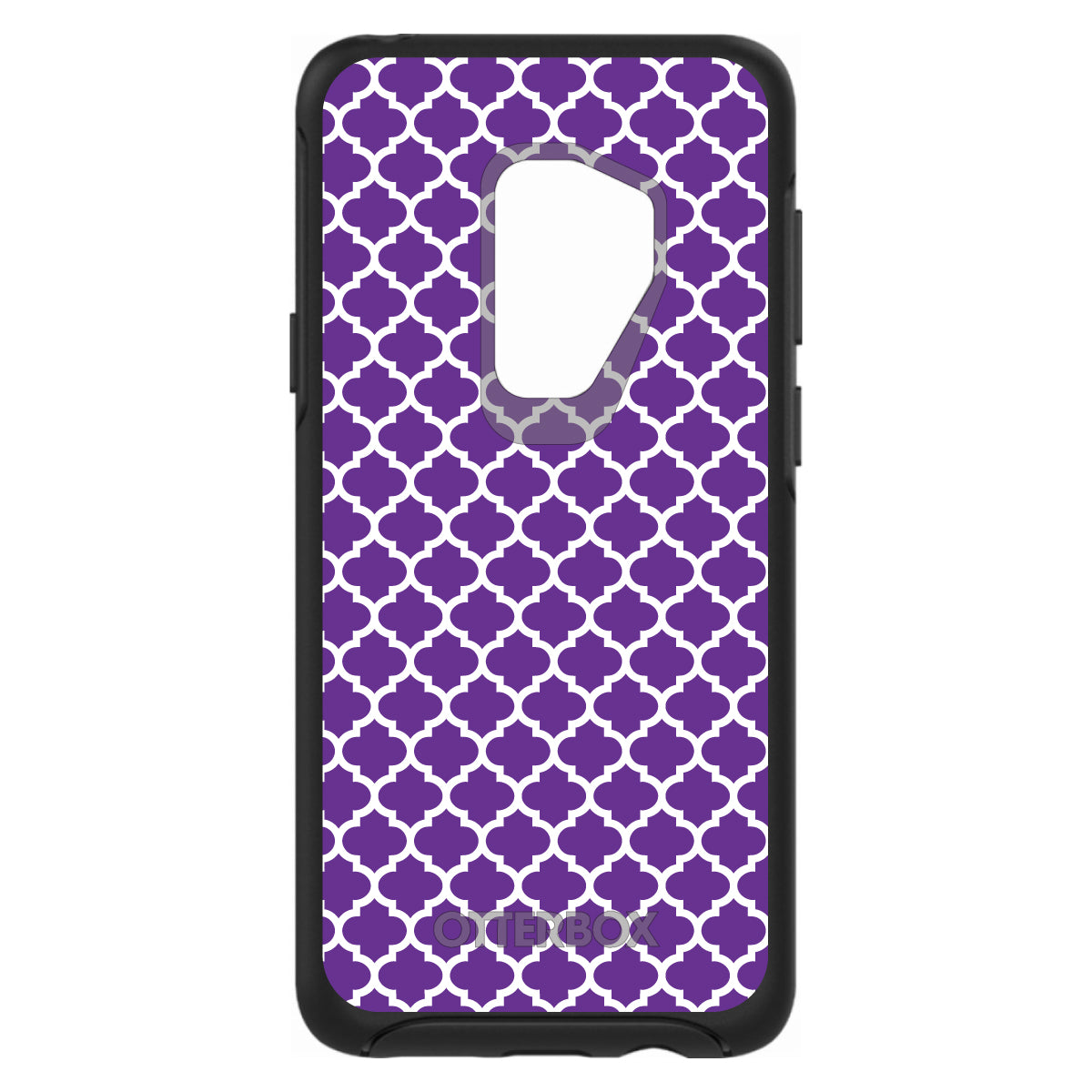 Purple White Moroccan Lattice OtterBox Symmetry Case for iPhone & Galaxy, view 9