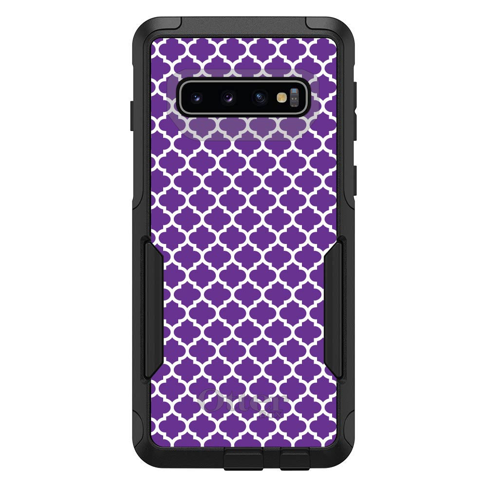 Purple White Moroccan Lattice OtterBox Commuter Case for iPhone & Galaxy, view 7