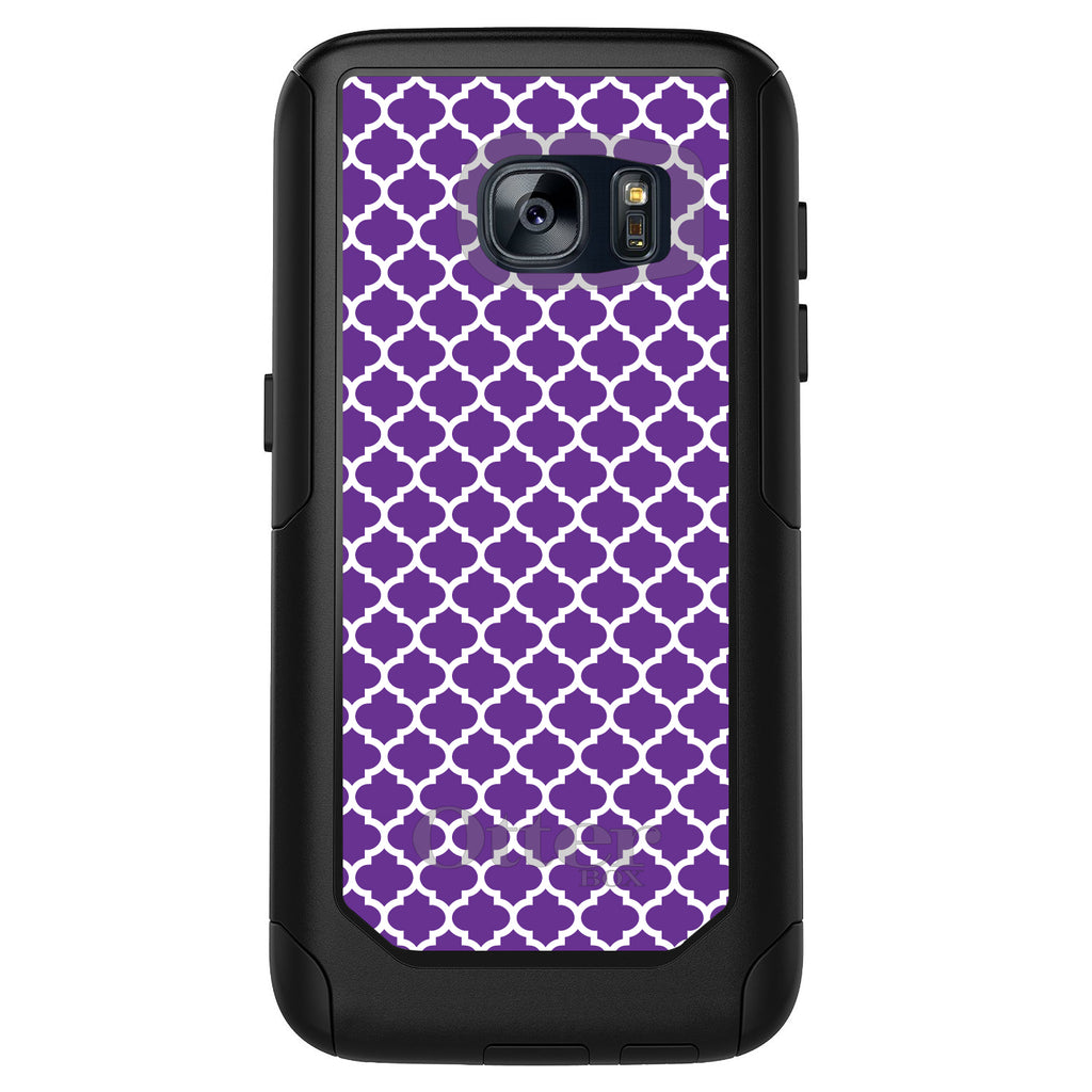Purple White Moroccan Lattice OtterBox Commuter Case for iPhone & Galaxy, view 11