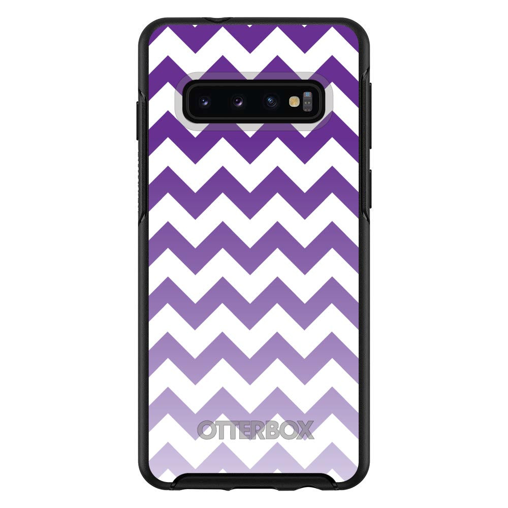 White Purple Fade Chevron Stripes OtterBox Symmetry Case for iPhone & Galaxy, view 6