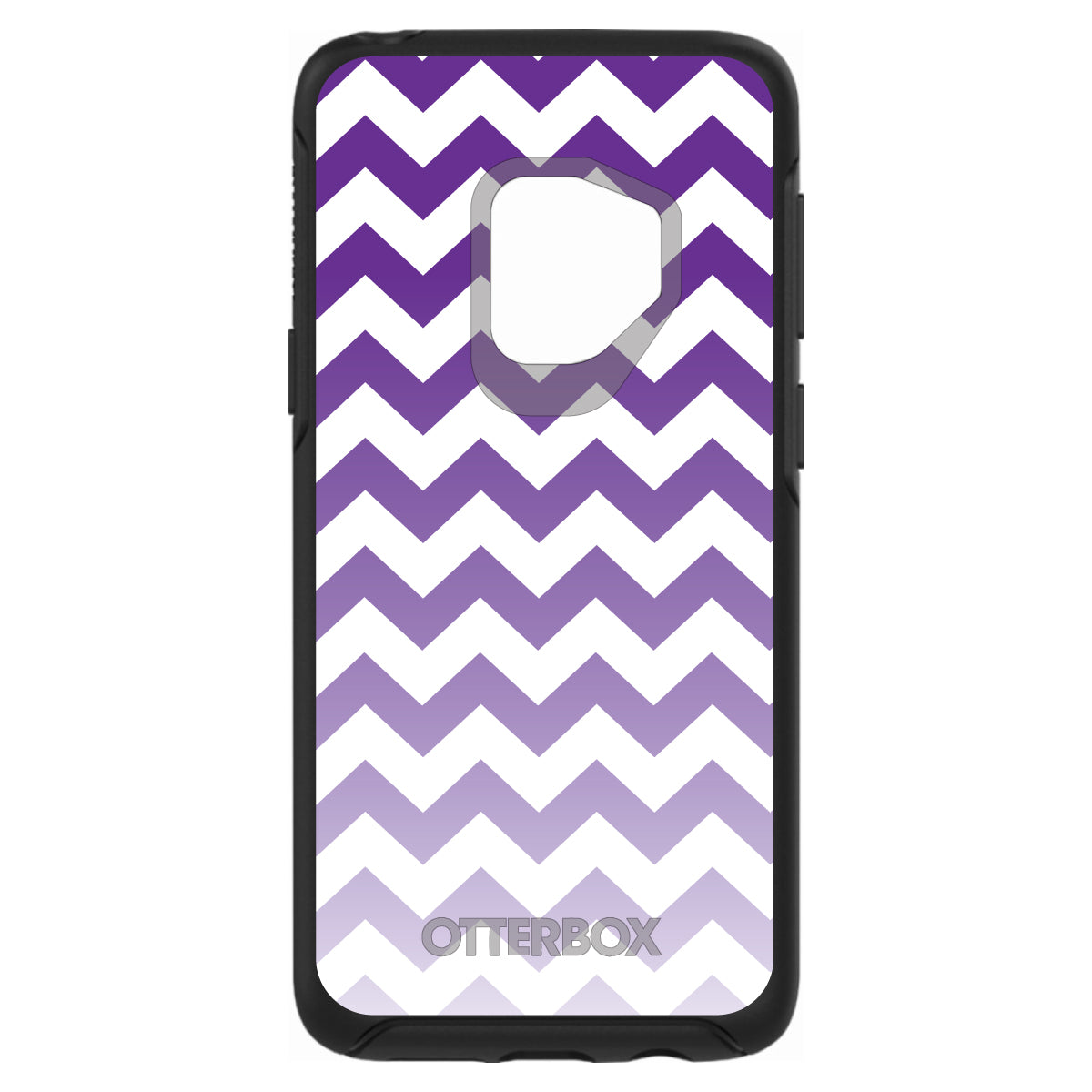 White Purple Fade Chevron Stripes OtterBox Symmetry Case for iPhone & Galaxy, view 8