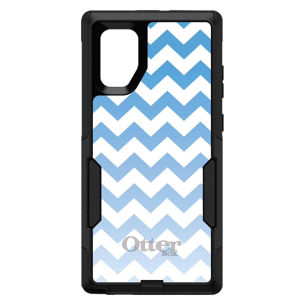 White Blue Fade Chevron Stripes OtterBox Commuter Case for iPhone & Galaxy, view 14