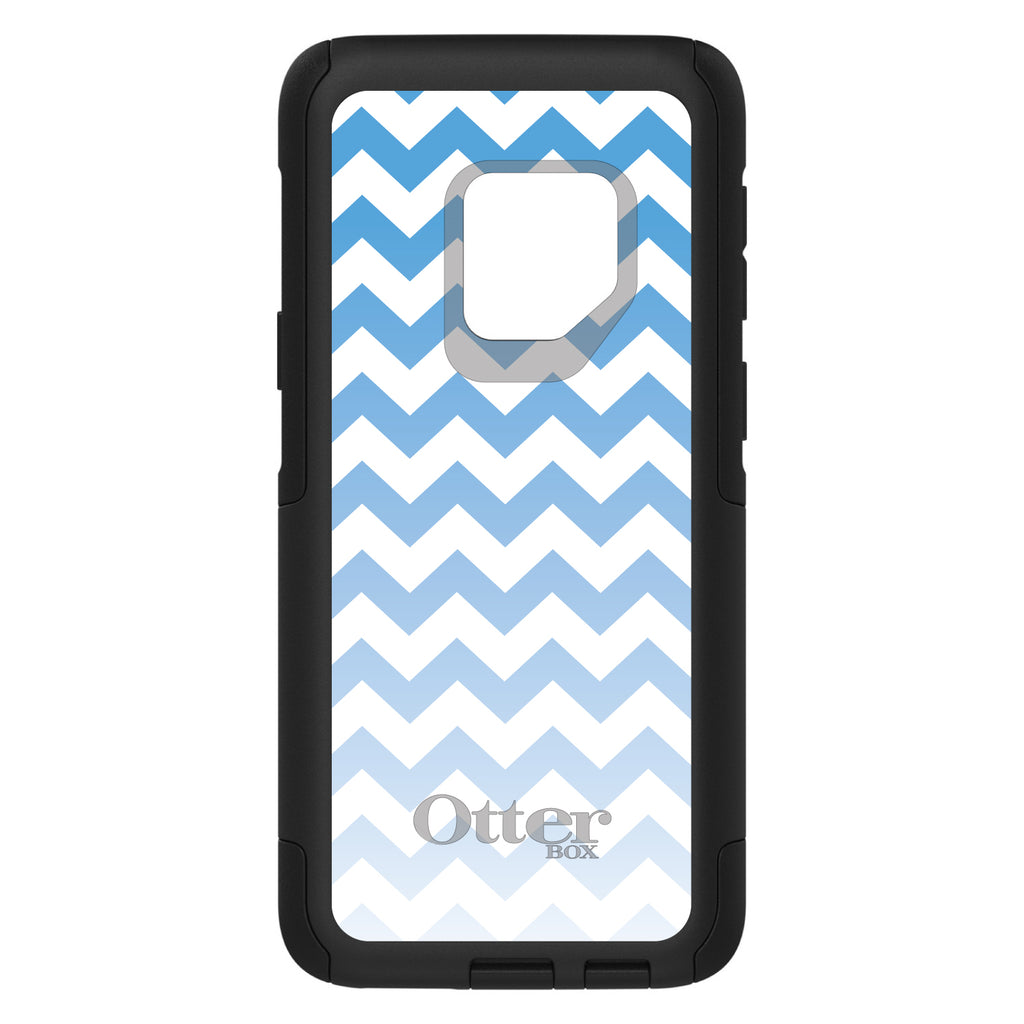 White Blue Fade Chevron Stripes OtterBox Commuter Case for iPhone & Galaxy, view 9