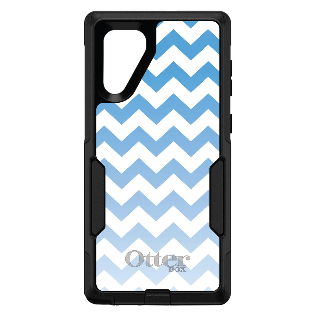 White Blue Fade Chevron Stripes OtterBox Commuter Case for iPhone & Galaxy, view 13