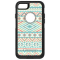Blue Orange White Tribal Print OtterBox Commuter Case for iPhone & Galaxy
