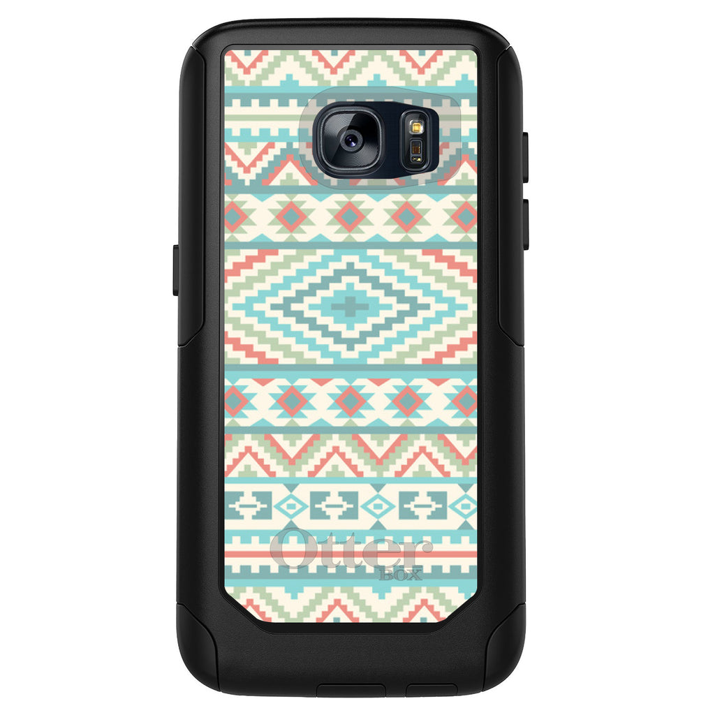 Blue Orange White Tribal Print OtterBox Commuter Case for iPhone & Galaxy, view 11