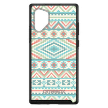 DistinctInk™ OtterBox Symmetry Series Case for Apple iPhone / Samsung Galaxy / Google Pixel - Blue Orange White Tribal Print