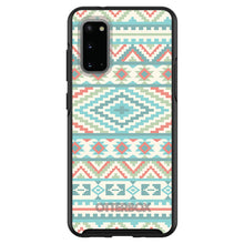 DistinctInk™ OtterBox Symmetry Series Case for Apple iPhone / Samsung Galaxy / Google Pixel - Blue Orange White Tribal Print