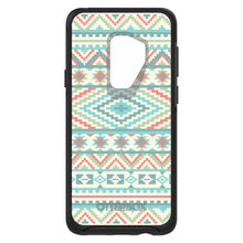 DistinctInk™ OtterBox Symmetry Series Case for Apple iPhone / Samsung Galaxy / Google Pixel - Blue Orange White Tribal Print