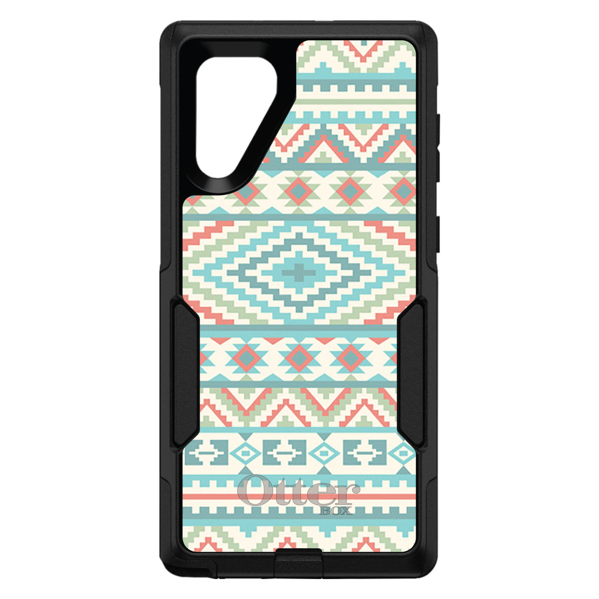 Blue Orange White Tribal Print OtterBox Commuter Case for iPhone & Galaxy, view 13