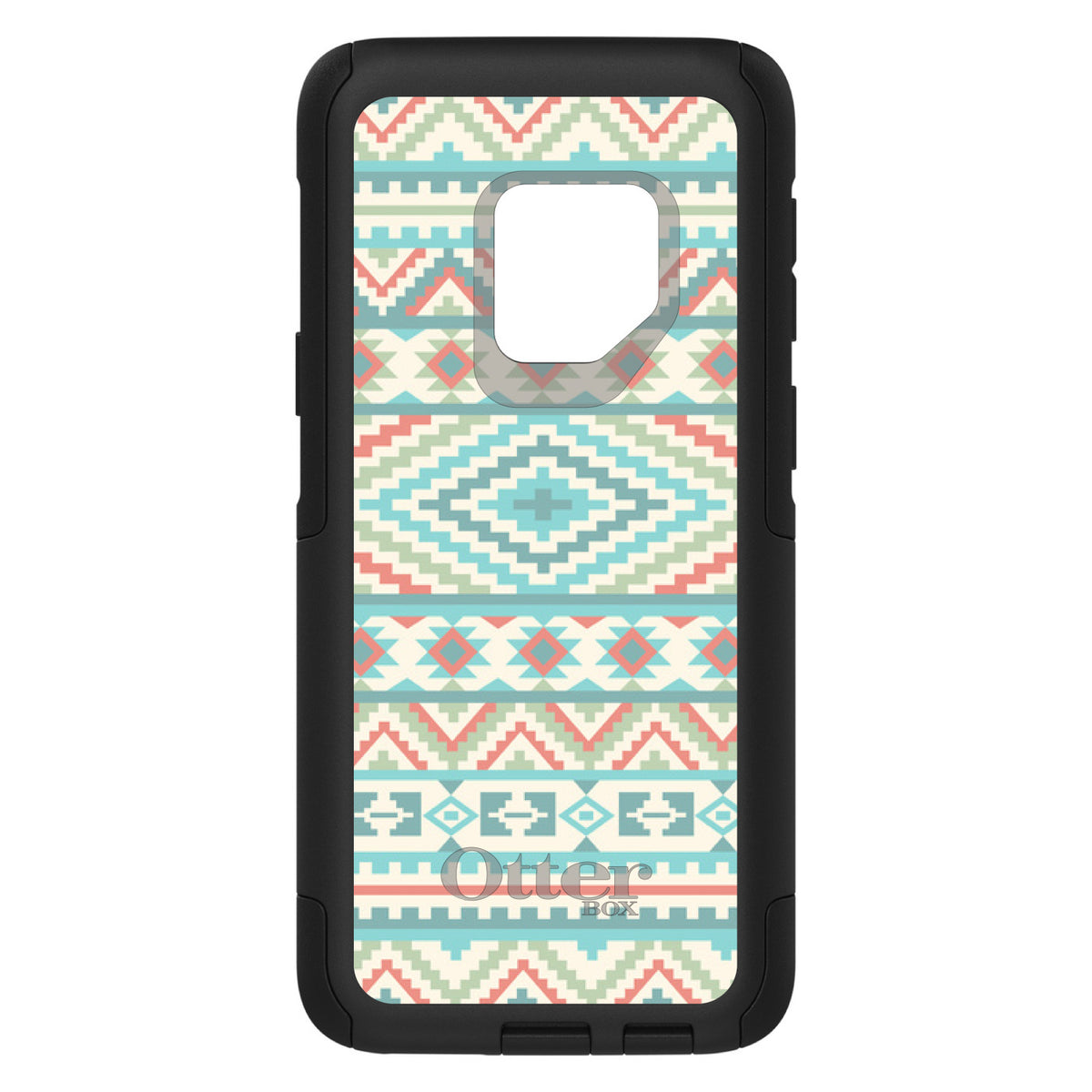Blue Orange White Tribal Print OtterBox Commuter Case for iPhone & Galaxy, view 9
