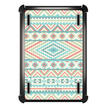 DistinctInk™ OtterBox Defender Series Case for Apple iPad / iPad Pro / iPad Air / iPad Mini - Blue Orange White Tribal Print