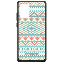 DistinctInk™ OtterBox Symmetry Series Case for Apple iPhone / Samsung Galaxy / Google Pixel - Blue Orange White Tribal Print
