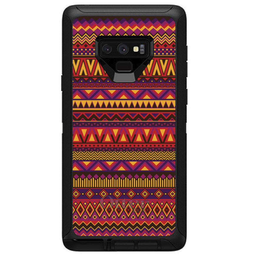 Purple Red Yellow Tribal Print OtterBox Defender Case for iPhone & Galaxy, view 16