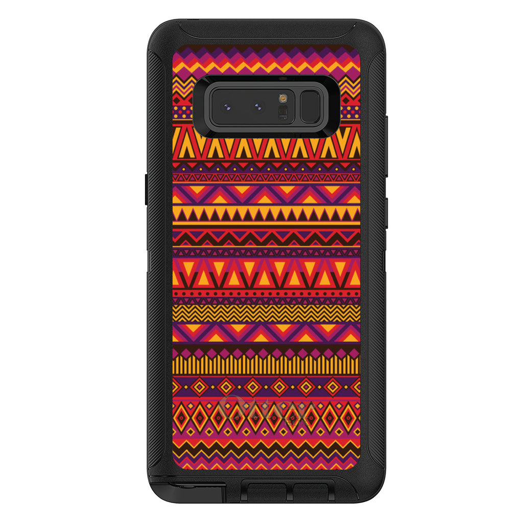 Purple Red Yellow Tribal Print OtterBox Defender Case for iPhone & Galaxy, view 17