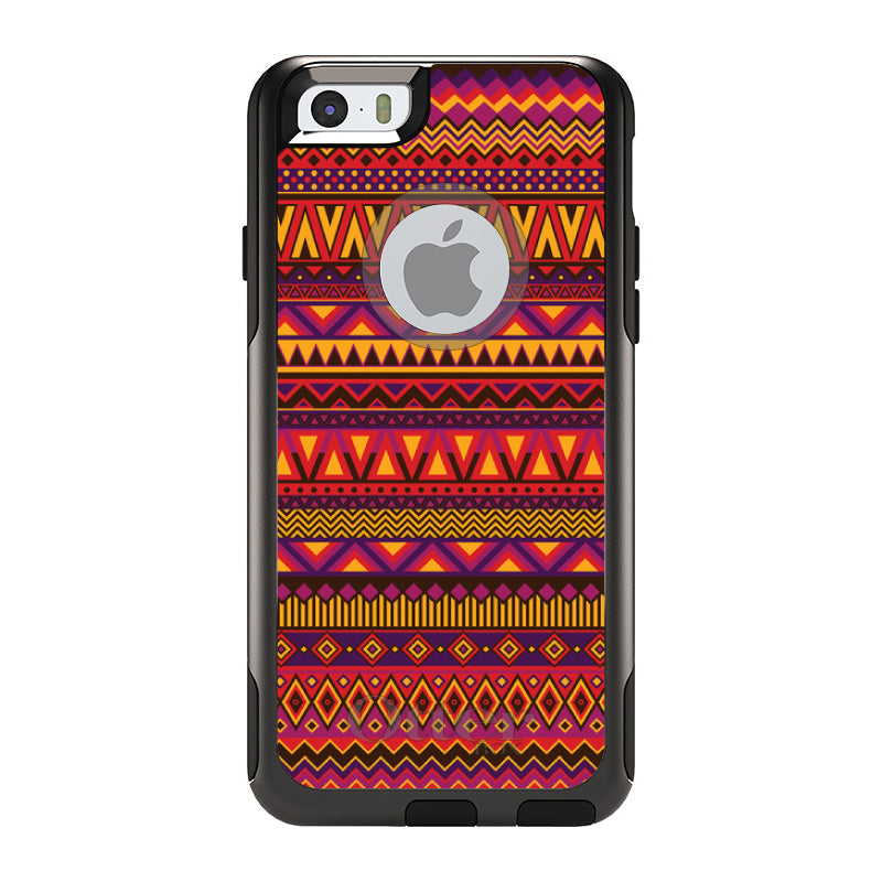 Purple Red Yellow Tribal Print OtterBox Commuter Case for iPhone & Galaxy, view 4
