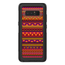 DistinctInk™ OtterBox Commuter Series Case for Apple iPhone or Samsung Galaxy - Purple Red Yellow Tribal Print