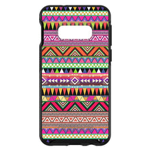 DistinctInk™ OtterBox Symmetry Series Case for Apple iPhone / Samsung Galaxy / Google Pixel - Pink Blue Orange Tribal Print