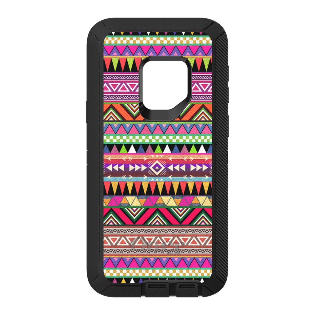 Pink Blue Orange Tribal Print OtterBox Defender Case for iPhone & Galaxy, view 11