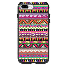 DistinctInk™ OtterBox Symmetry Series Case for Apple iPhone / Samsung Galaxy / Google Pixel - Pink Blue Orange Tribal Print