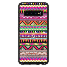 DistinctInk™ OtterBox Symmetry Series Case for Apple iPhone / Samsung Galaxy / Google Pixel - Pink Blue Orange Tribal Print