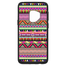 DistinctInk™ OtterBox Symmetry Series Case for Apple iPhone / Samsung Galaxy / Google Pixel - Pink Blue Orange Tribal Print