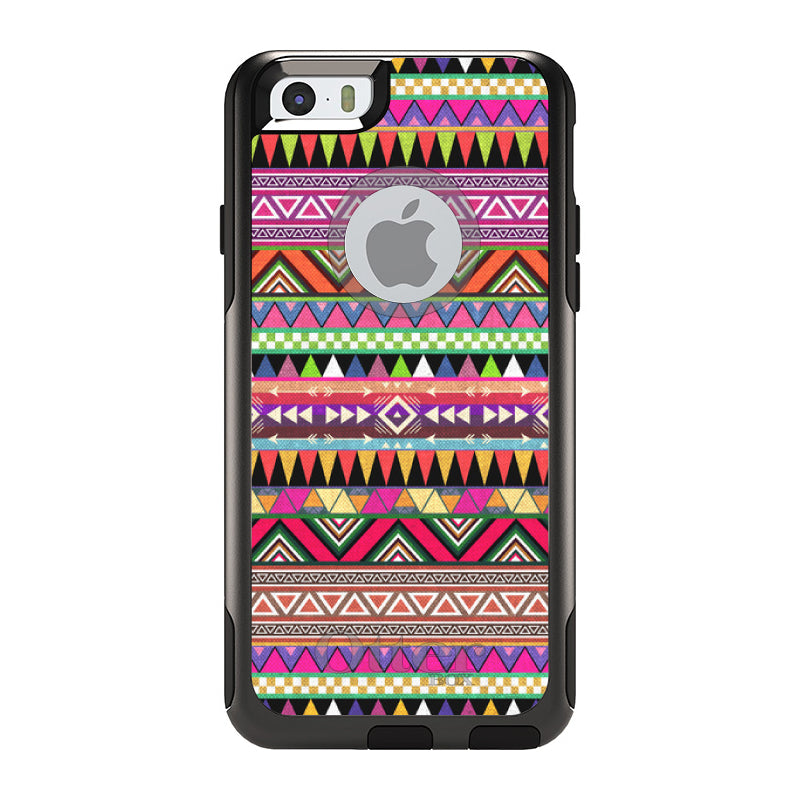 Pink Blue Orange Tribal Print OtterBox Commuter Case for iPhone & Galaxy, view 4