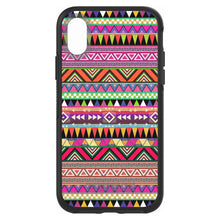 DistinctInk™ OtterBox Symmetry Series Case for Apple iPhone / Samsung Galaxy / Google Pixel - Pink Blue Orange Tribal Print