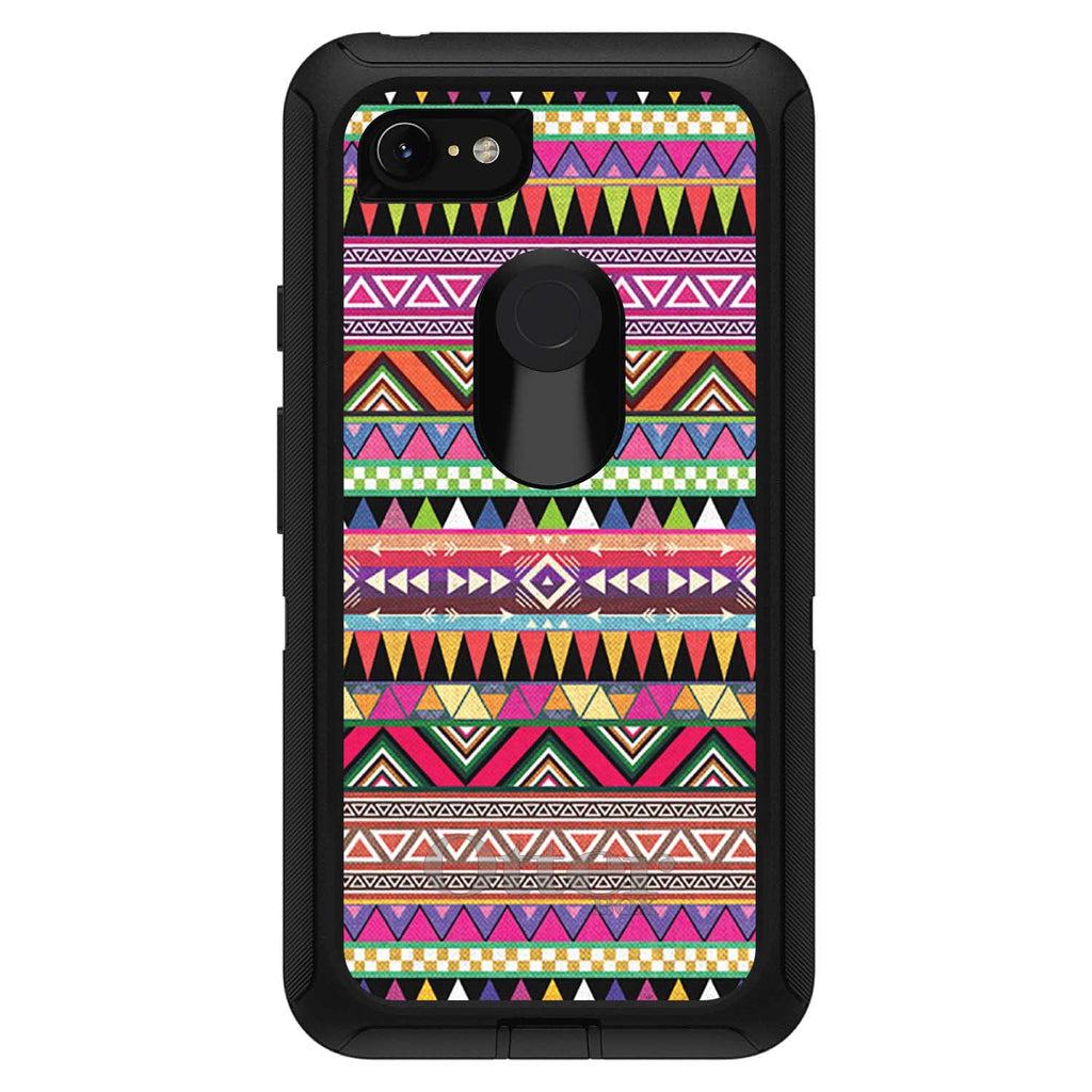 Pink Blue Orange Tribal Print OtterBox Defender Case for iPhone & Galaxy, view 18