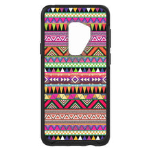 DistinctInk™ OtterBox Symmetry Series Case for Apple iPhone / Samsung Galaxy / Google Pixel - Pink Blue Orange Tribal Print