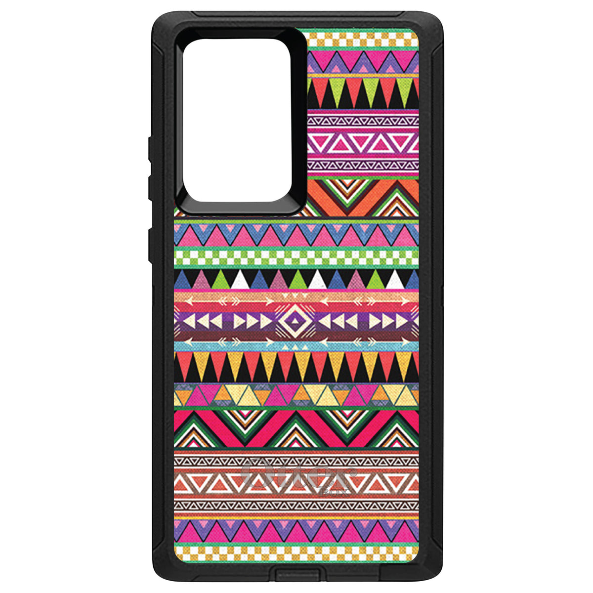 Pink Blue Orange Tribal Print OtterBox Defender Case for iPhone & Galaxy, view 13
