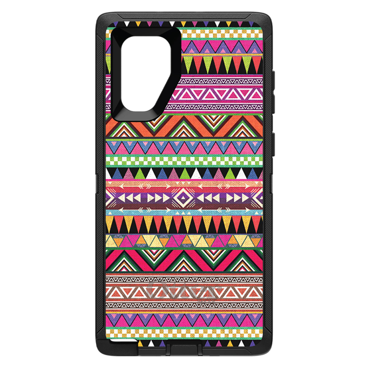 Pink Blue Orange Tribal Print OtterBox Defender Case for iPhone & Galaxy, view 14