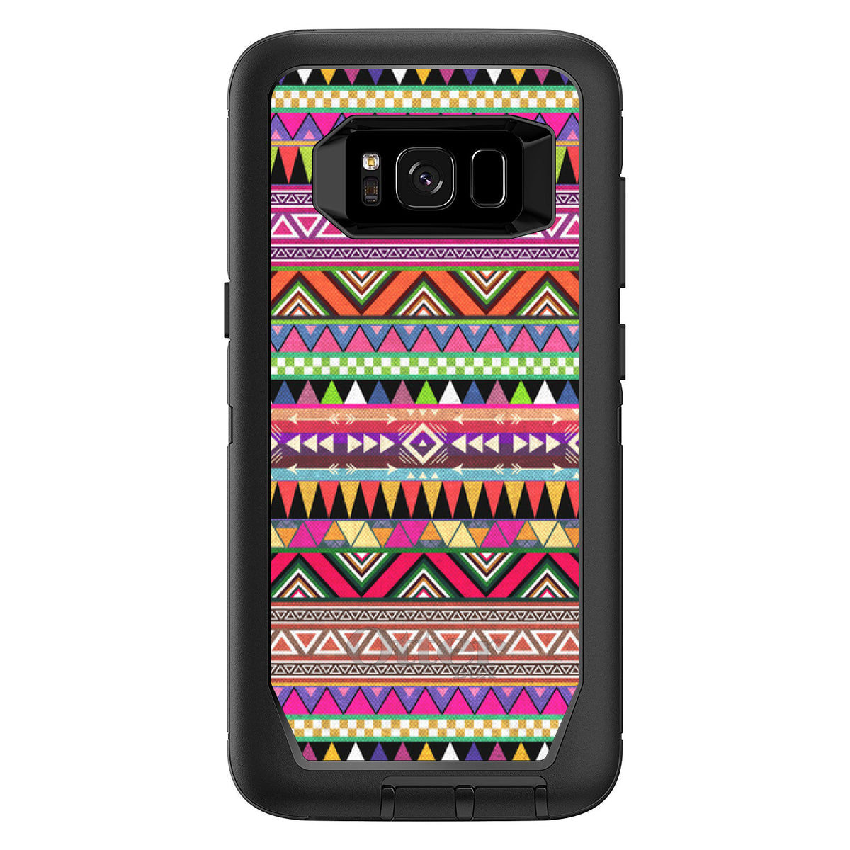 Pink Blue Orange Tribal Print OtterBox Defender Case for iPhone & Galaxy, view 12