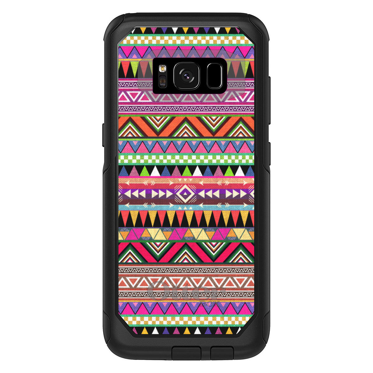 Pink Blue Orange Tribal Print OtterBox Commuter Case for iPhone & Galaxy, view 10