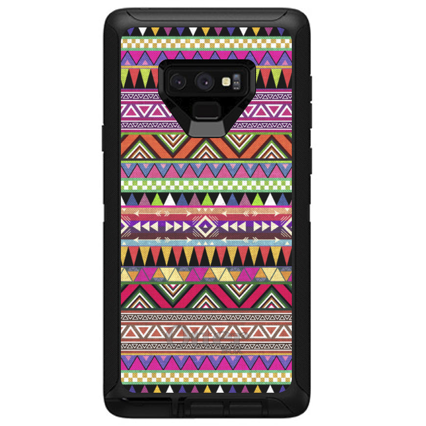 Pink Blue Orange Tribal Print OtterBox Defender Case for iPhone & Galaxy, view 16