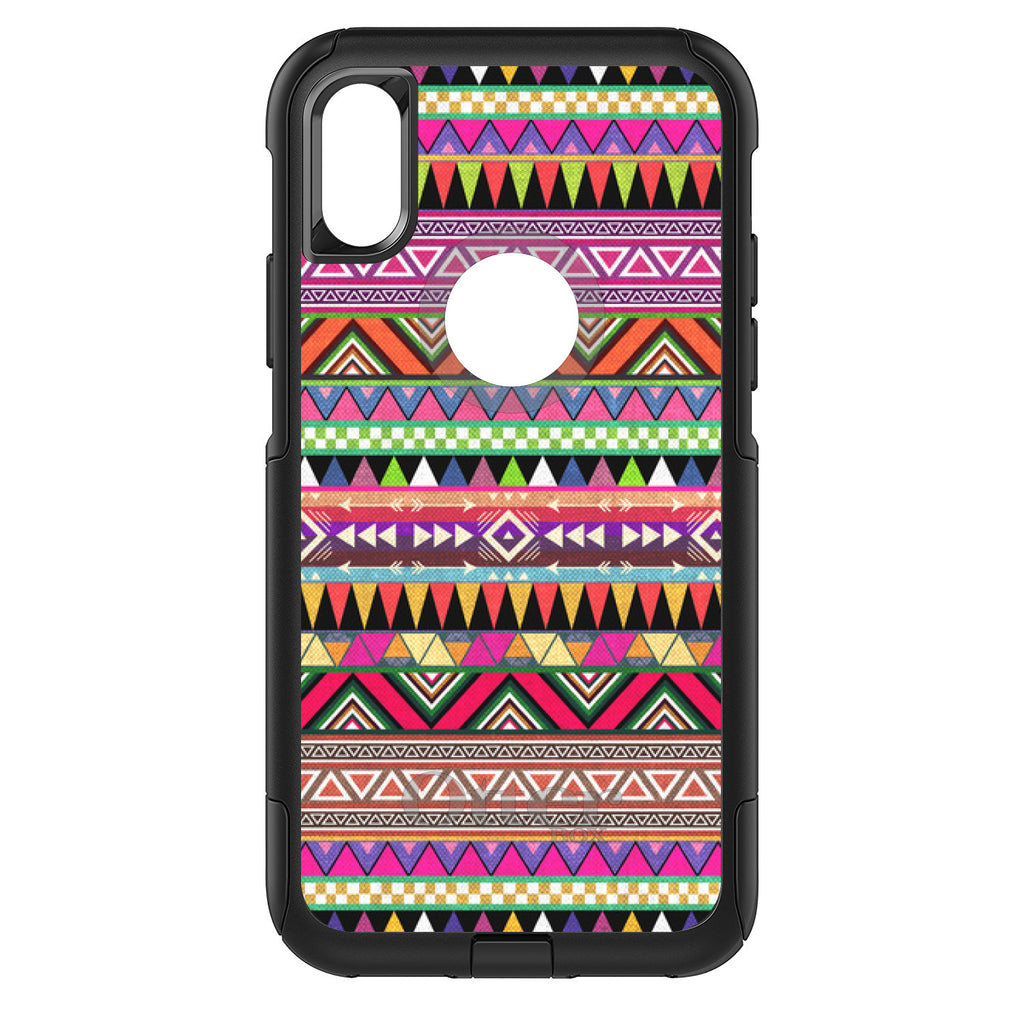 Pink Blue Orange Tribal Print OtterBox Commuter Case for iPhone & Galaxy, view 3