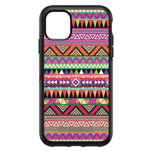 DistinctInk™ OtterBox Symmetry Series Case for Apple iPhone / Samsung Galaxy / Google Pixel - Pink Blue Orange Tribal Print
