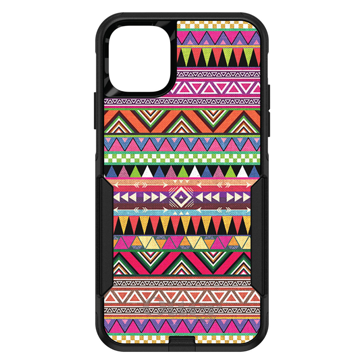 Pink Blue Orange Tribal Print OtterBox Commuter Case for iPhone & Galaxy, view 2