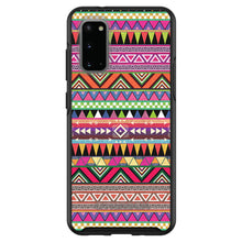 DistinctInk™ OtterBox Symmetry Series Case for Apple iPhone / Samsung Galaxy / Google Pixel - Pink Blue Orange Tribal Print