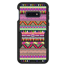 DistinctInk™ OtterBox Commuter Series Case for Apple iPhone or Samsung Galaxy - Pink Blue Orange Tribal Print