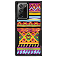 DistinctInk™ OtterBox Commuter Series Case for Apple iPhone or Samsung Galaxy - Blue Orange Purple Tribal Print